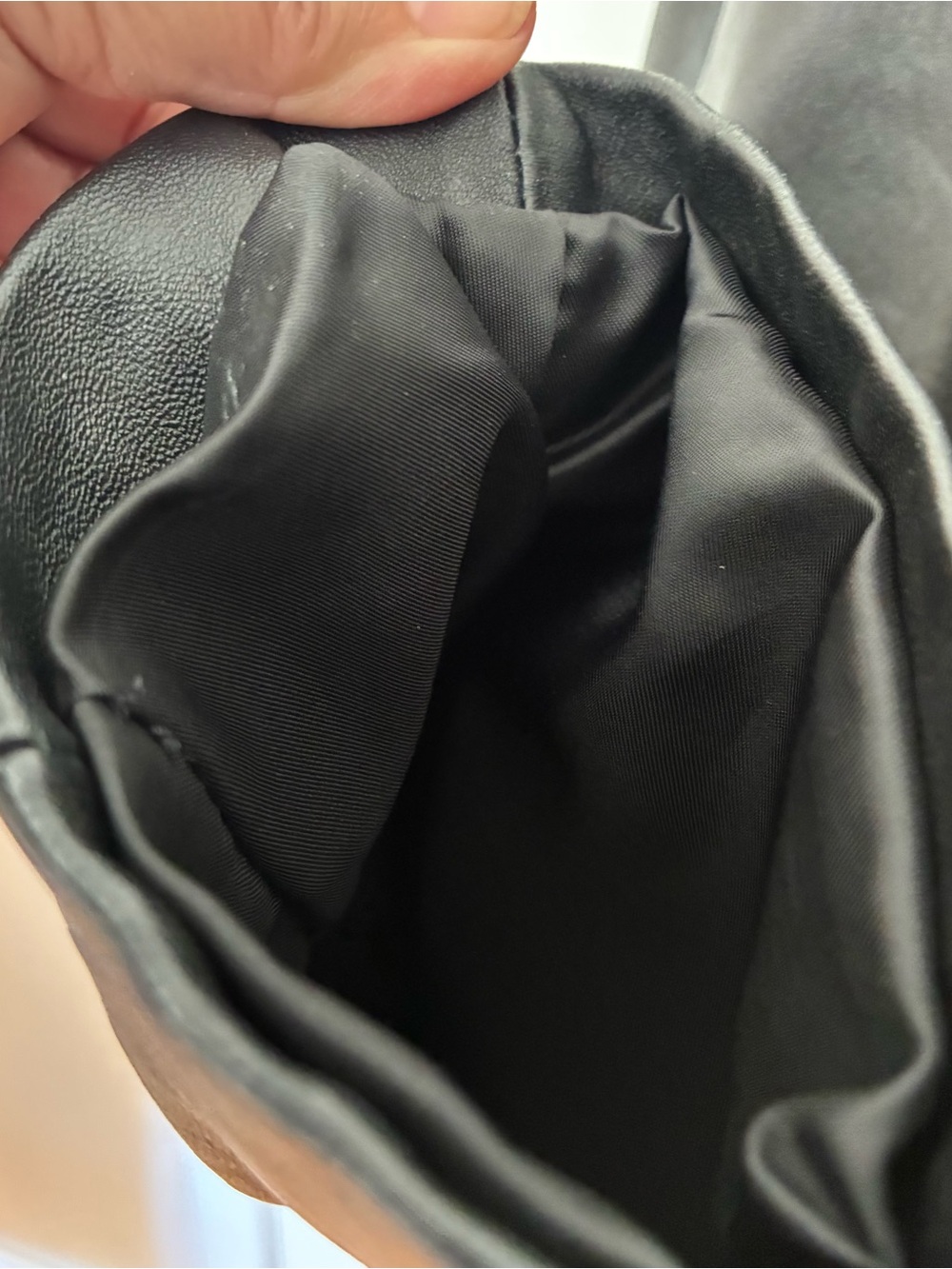 Danier Black Leather Longline Button Coat with removable liner - Picture 12 of 14